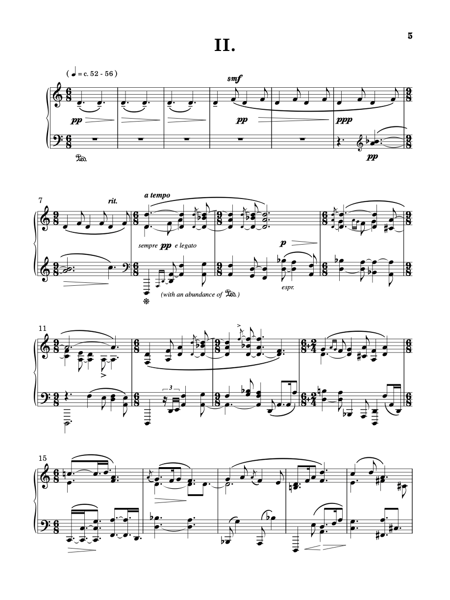 Three Intermezzi - Paul Schoenfeld