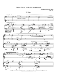 Three Pieces for Piano Four Hands - Paul Schoenfeld