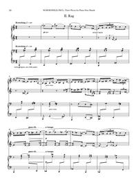 Three Pieces for Piano Four Hands - Paul Schoenfeld