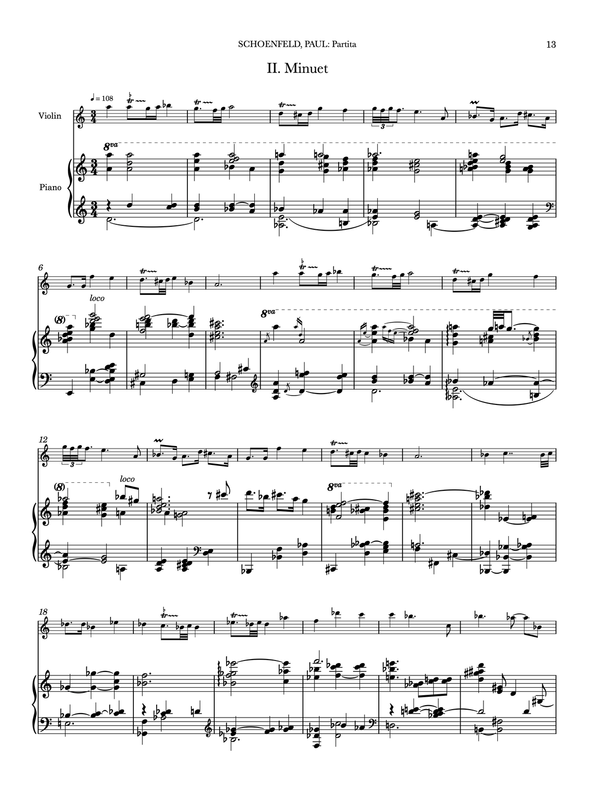 Partita - Paul Schoenfeld