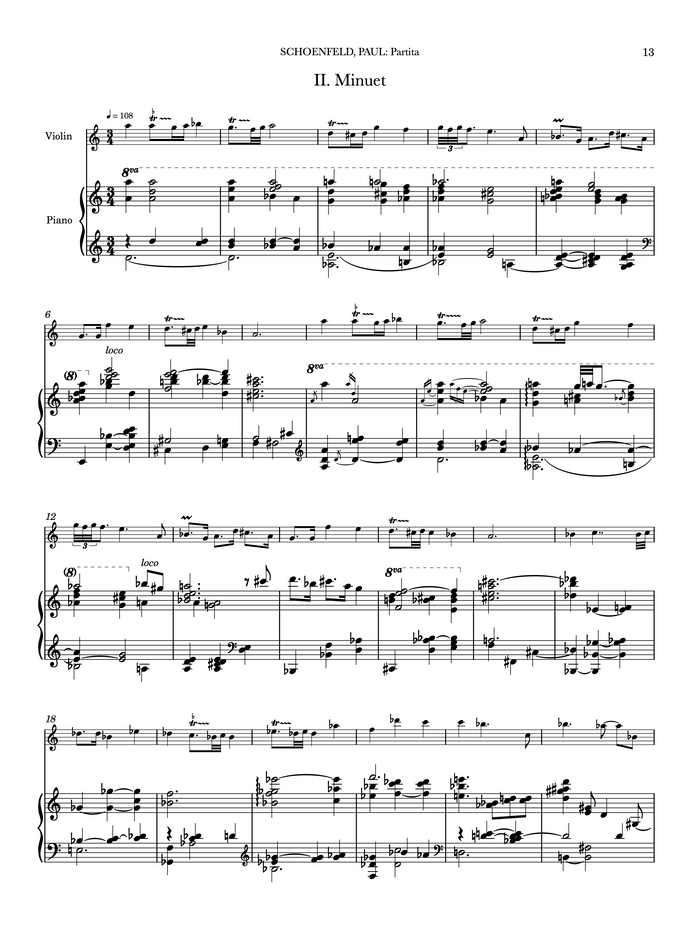 Partita - Paul Schoenfeld