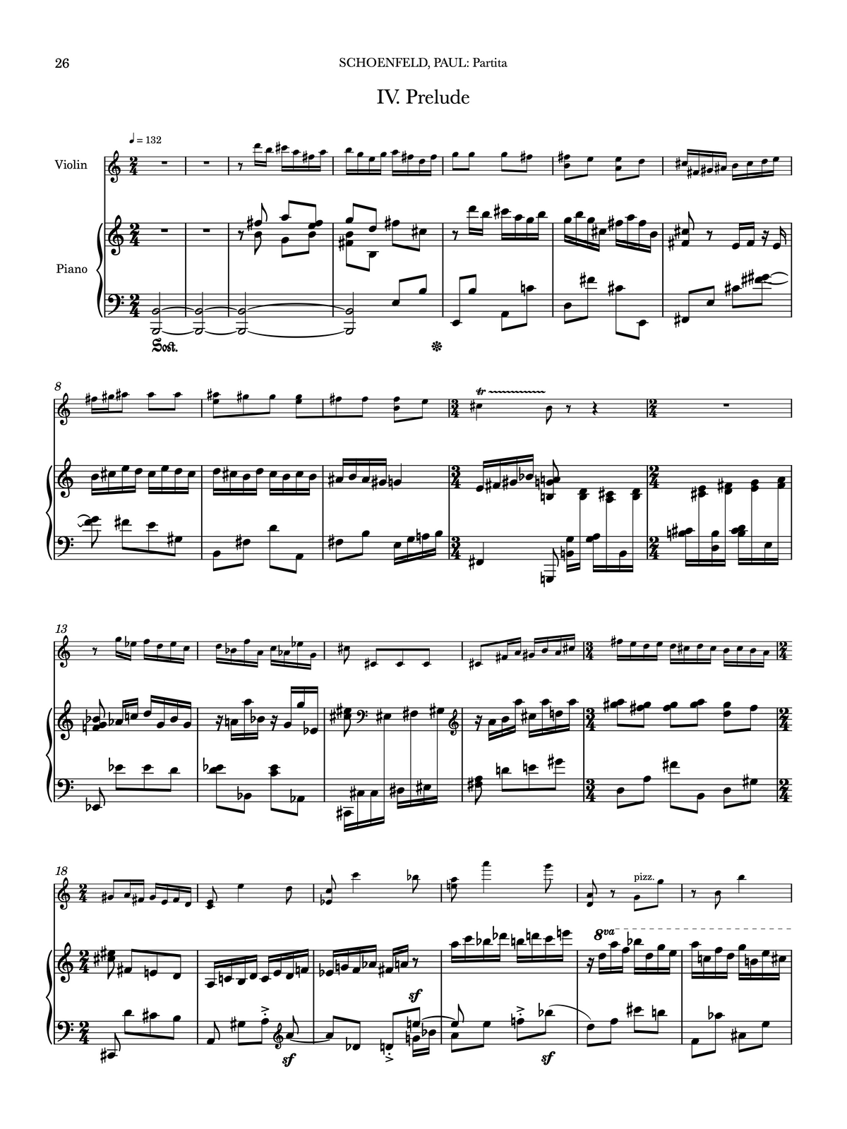 Partita - Paul Schoenfeld