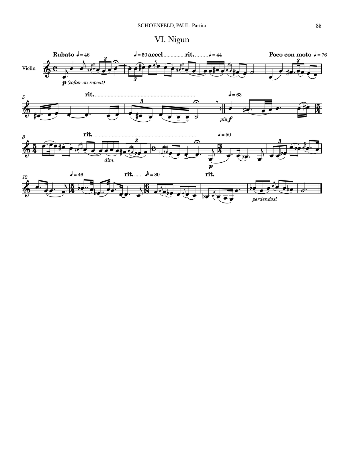 Partita - Paul Schoenfeld