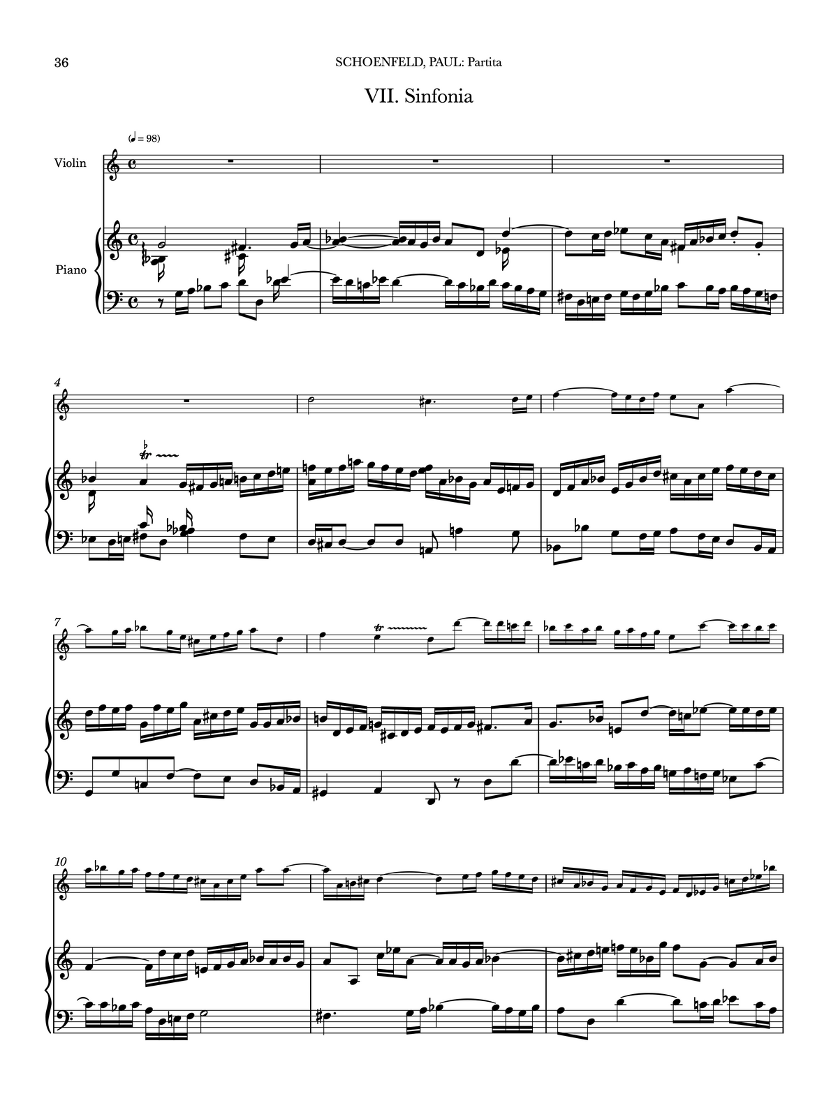 Partita - Paul Schoenfeld