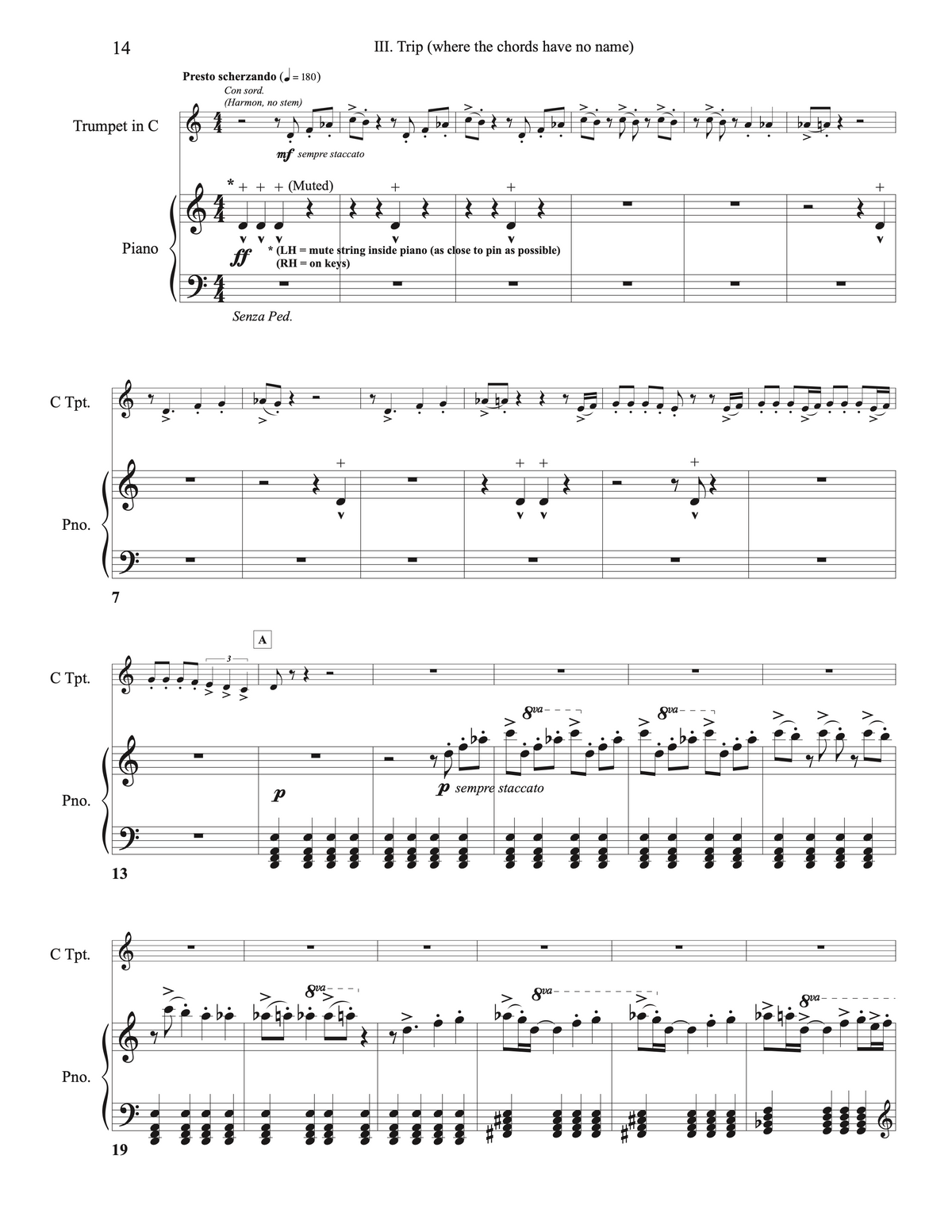 American Nomad (Piano Reduction) – Steve Heitzeg
