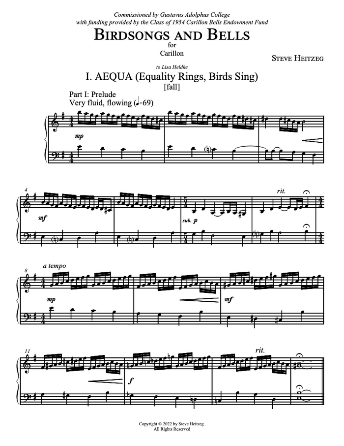 Birdsongs and Bells – Steve Heitzeg