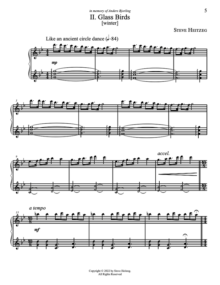 Birdsongs and Bells – Steve Heitzeg