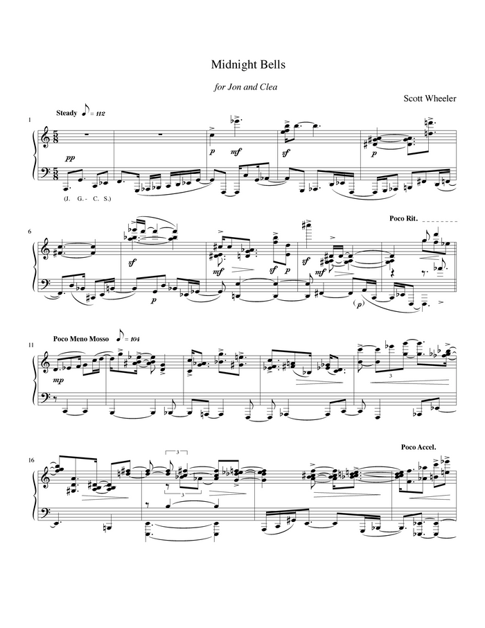 Midnight Bells - Scott Wheeler
