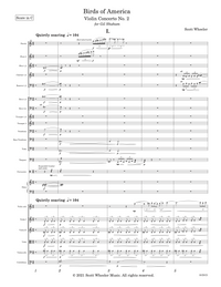 Birds of America - Violin Concerto No. 2 – Scott Wheeler