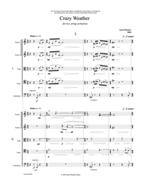 Crazy Weather - for two string orchestras – Scott Wheeler