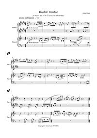 Double Trouble for piano four-hands - Julian Grant