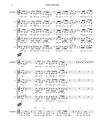 Into the Fire – arranged by Carol Barnett