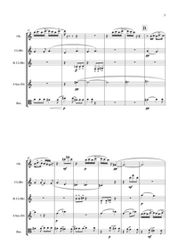 il mio bimbo....... tocca di luna...... – for reed quintet - Julian Grant