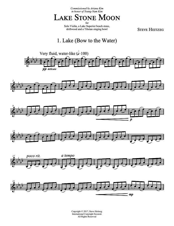 Lake Stone Moon – Steve Heitzeg