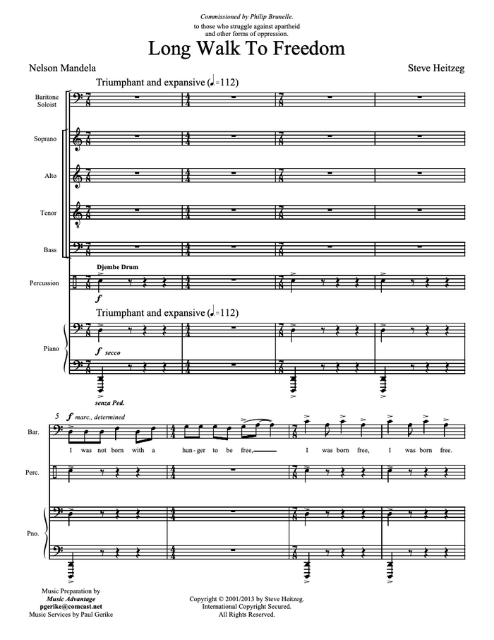 Long Walk To Freedom – Steve Heitzeg