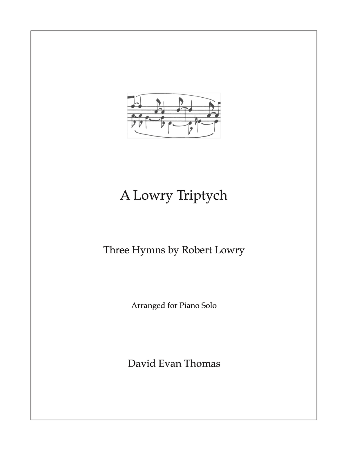 A Lowry Triptych - David Evan Thomas