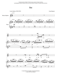 Mad Moonight (mezzo-soprano and piano)  – Carol Barnett