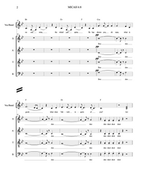 Micah 6:8 – arranged by Carol Barnett