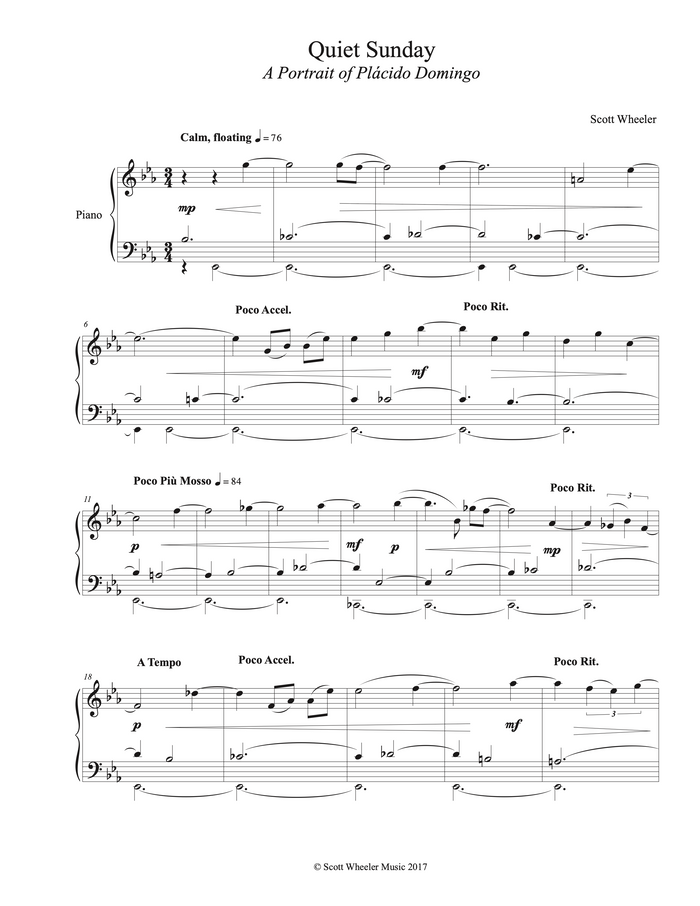 Quiet Sunday - Scott Wheeler