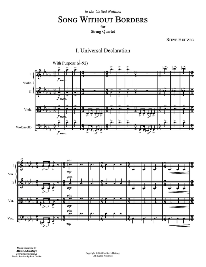 Song Without Borders – Steve Heitzeg