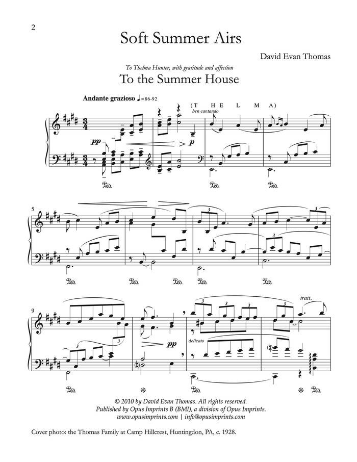 Soft Summer Airs - David Evan Thomas