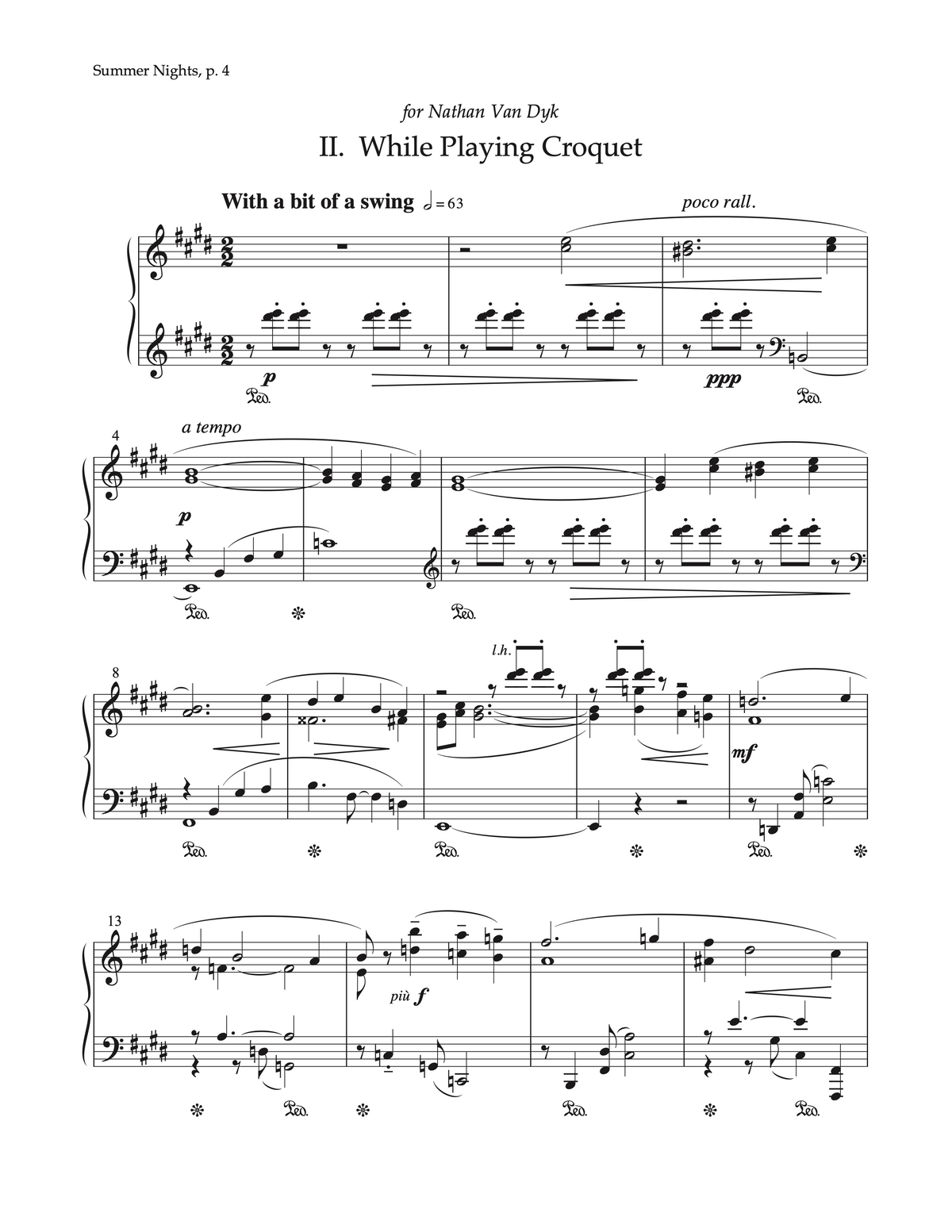Summer Nights - David Evan Thomas