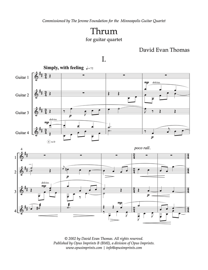 Thrum –  David Evan Thomas