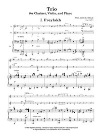 Trio for Clarinet, Violin, and Piano - Paul Schoenfeld
