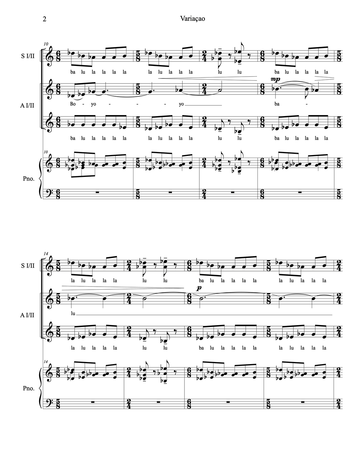 Variaçao – Carol Barnett