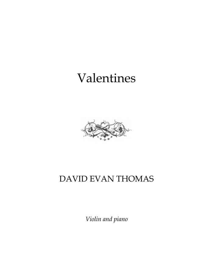 Valentines –  David Evan Thomas