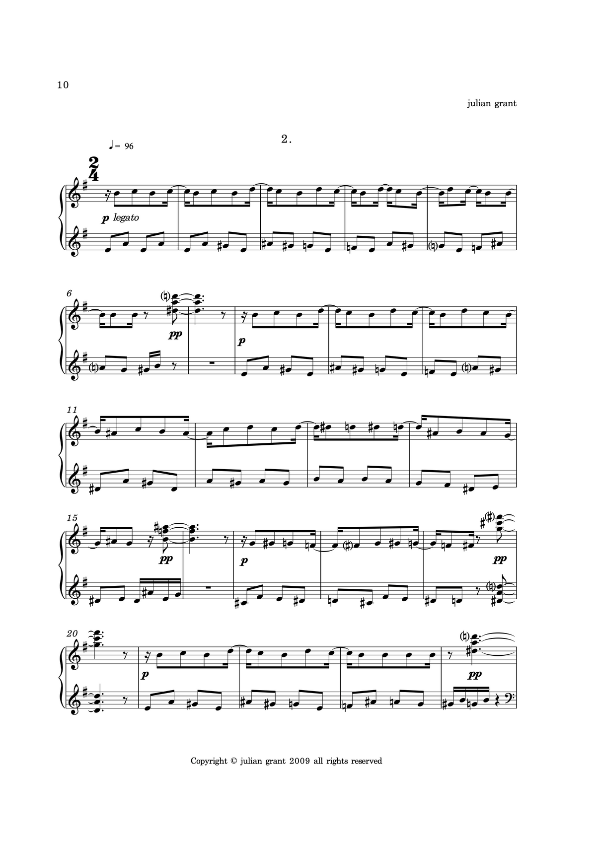 Wu dai tong tang (solo piano) - Julian Grant