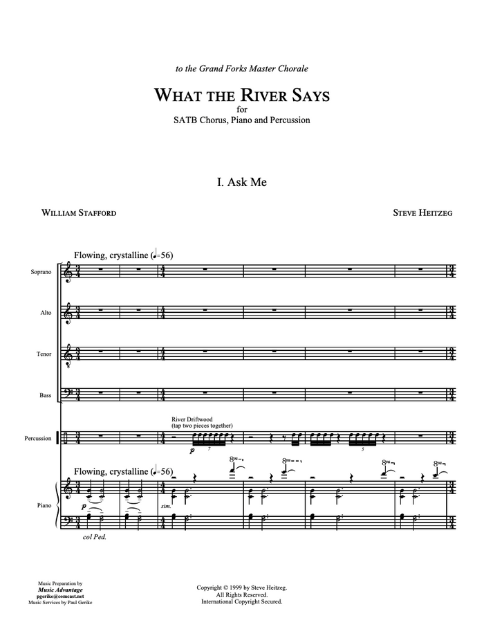 What the River Says – Steve Heitzeg