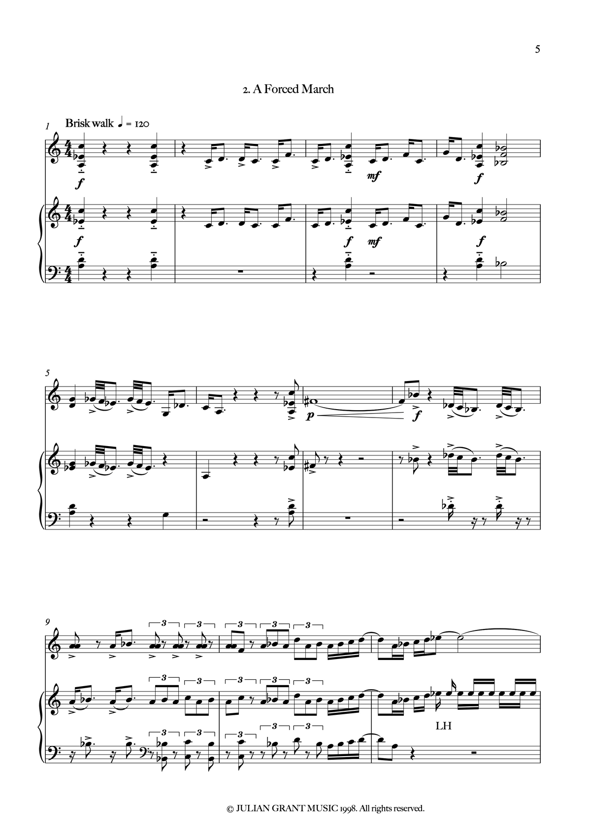 ANALECTA – suite for violin and piano - Julian Grant
