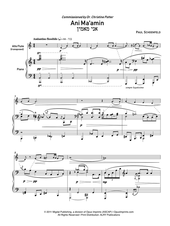 Ani Maamin - Paul Schoenfeld
