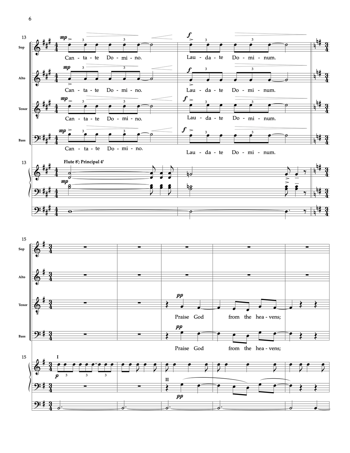 Cantate, Laudate - Scott Wheeler