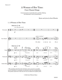 A Woman of Her Time: Coco Chanel Sings – Scott Wheeler