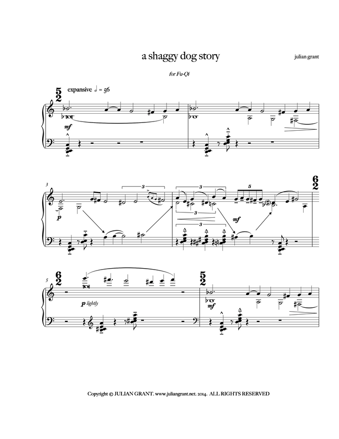 a shaggy dog story for piano - Julian Grant
