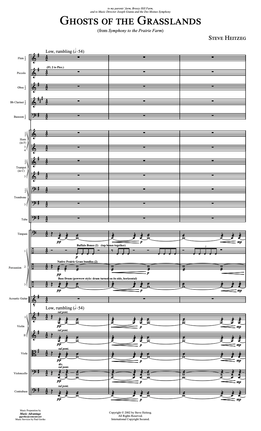 Ghosts of the Grasslands –  Steve Heitzeg