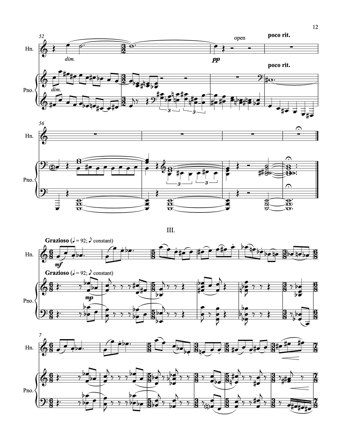 Sonata for Horn –  Carol Barnett