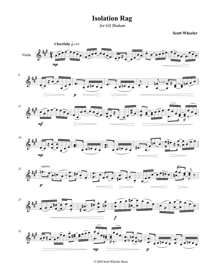 Isolation Rag - Scott Wheeler
