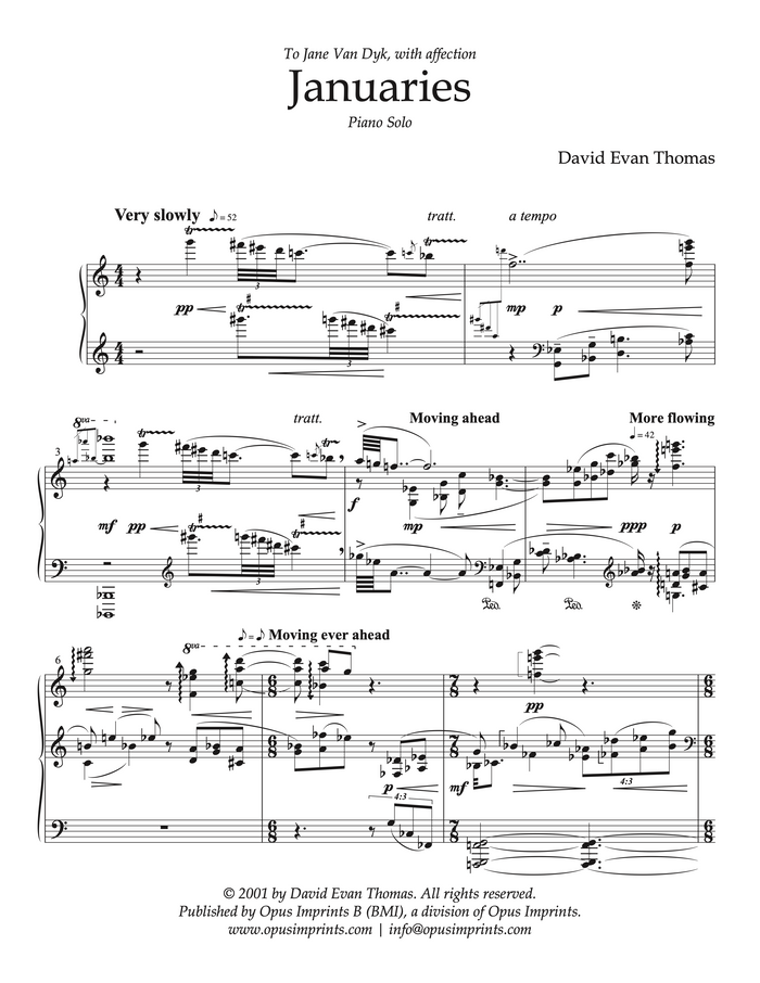 Januaries - David Evan Thomas