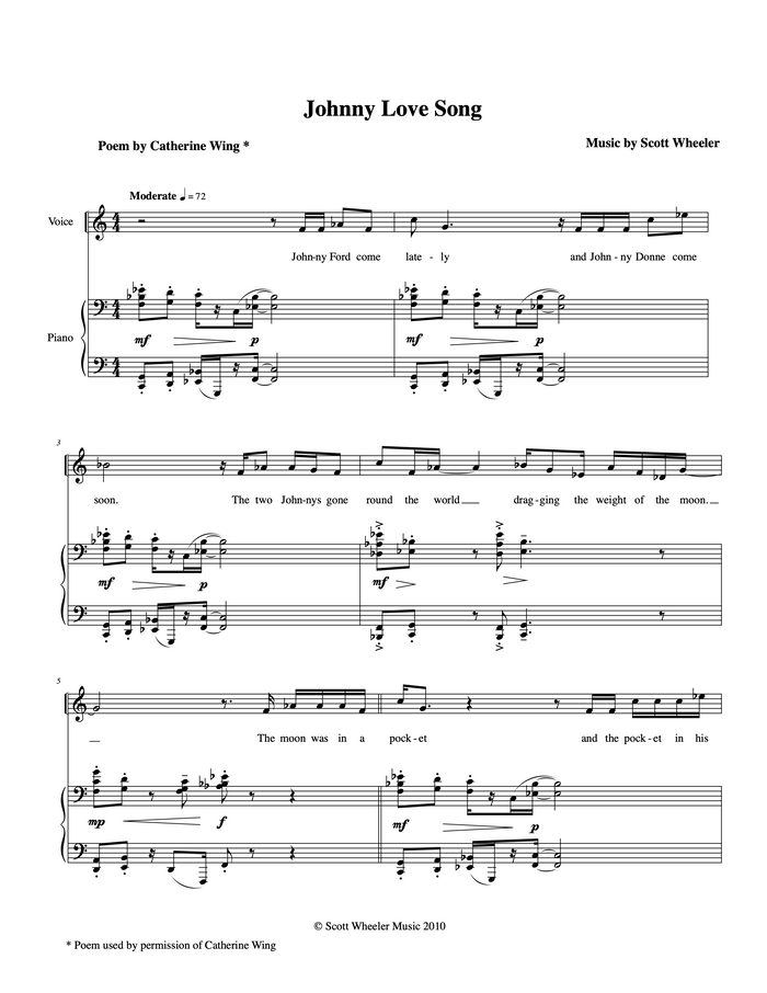 Johnny Love Song - Scott Wheeler