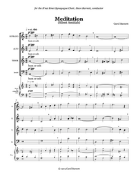 Meditation (Silent Amidah) – Carol Barnett