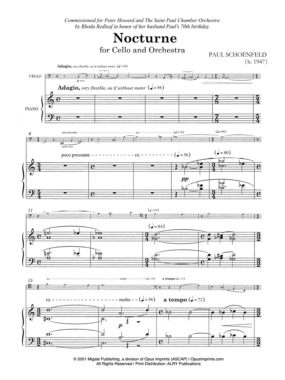 Nocturne - Paul Schoenfeld