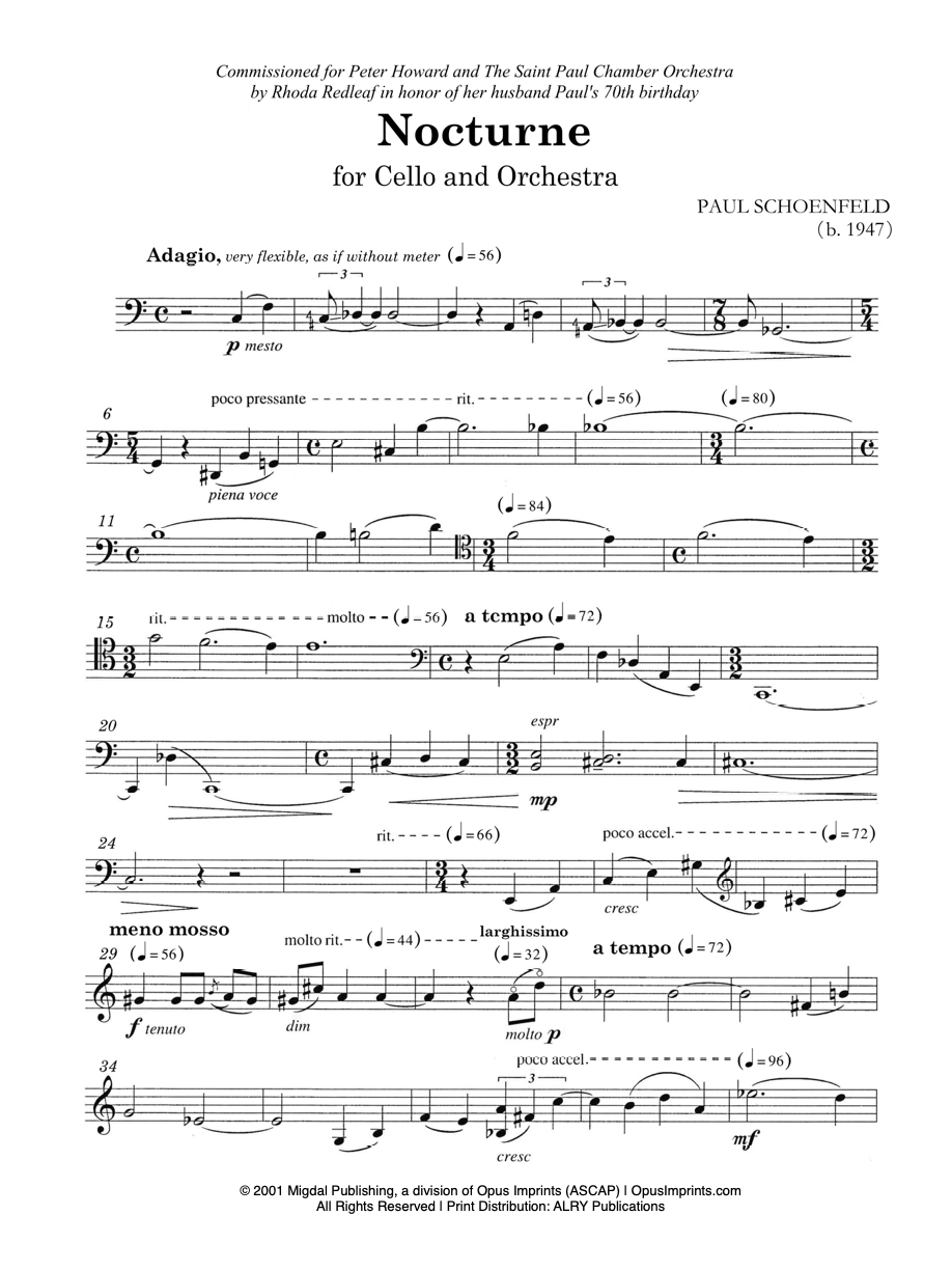 Nocturne - Paul Schoenfeld
