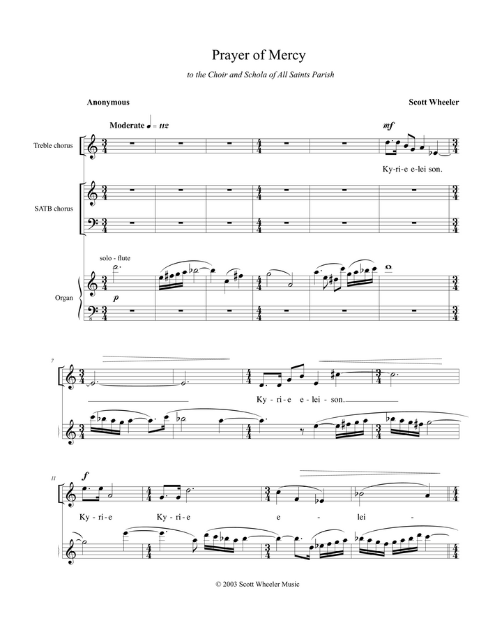 Prayer of Mercy - Scott Wheeler