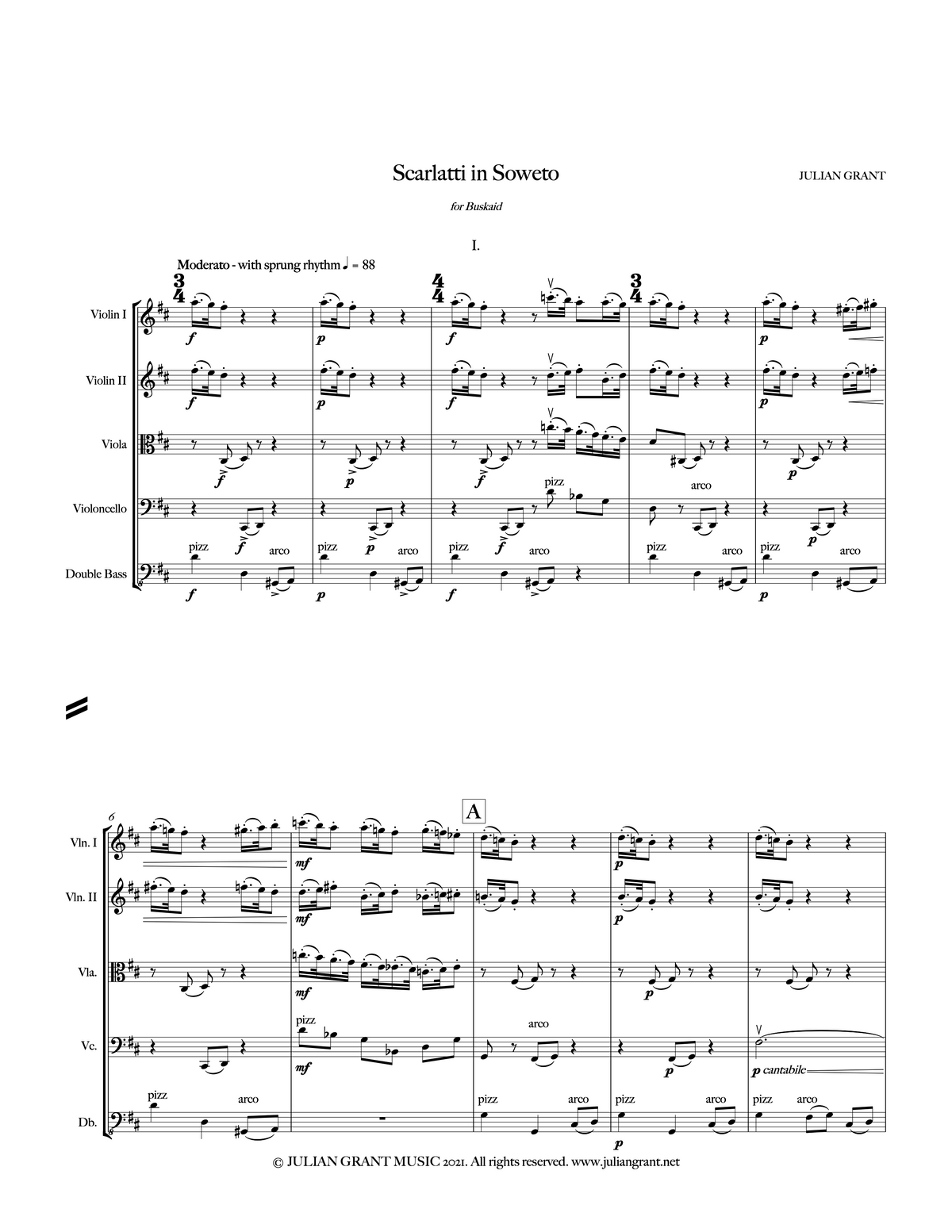 Scarlatti in Soweto – Julian Grant