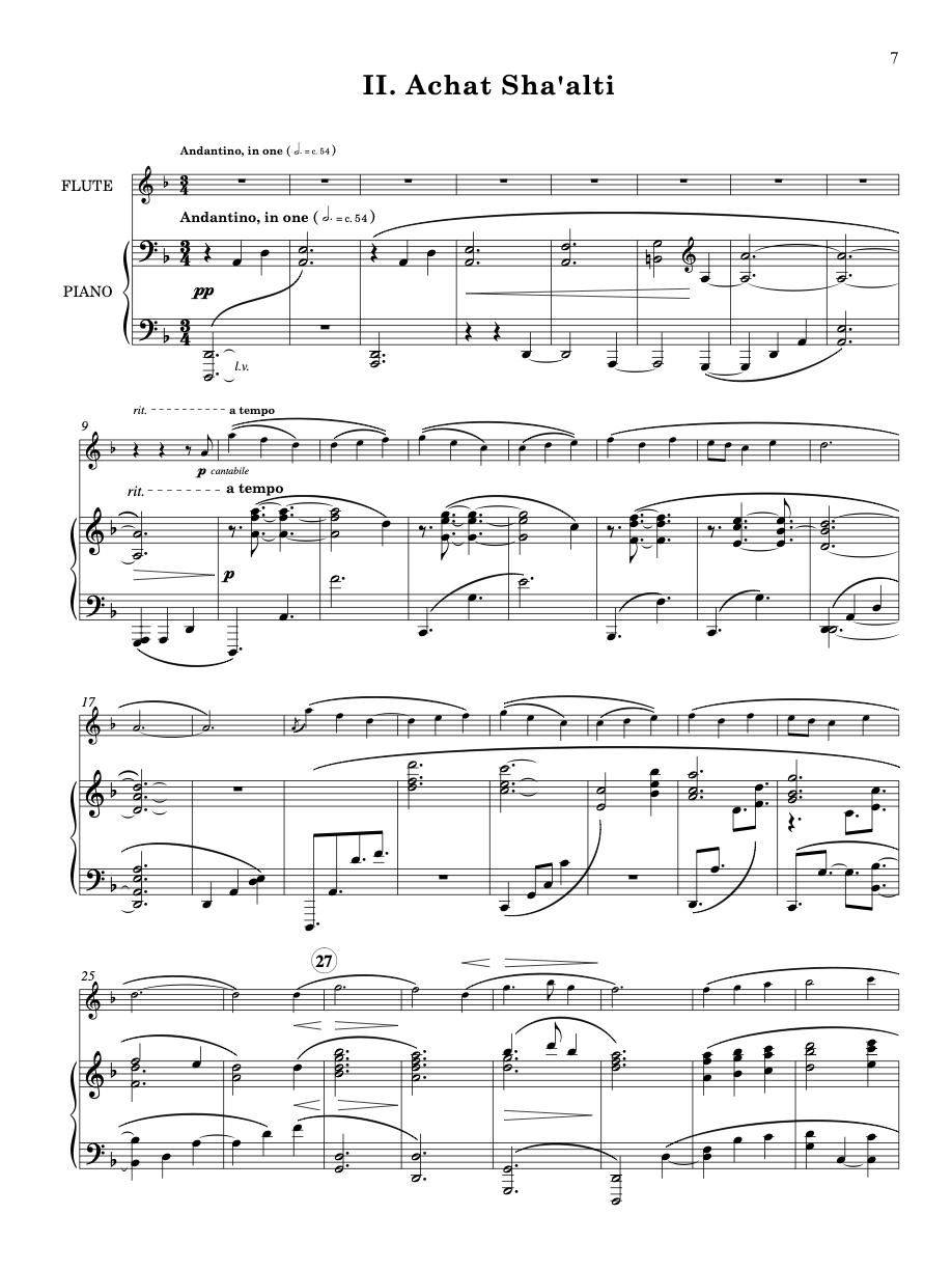 Six Improvisations on Chasidic Melodies - Paul Schoenfeld