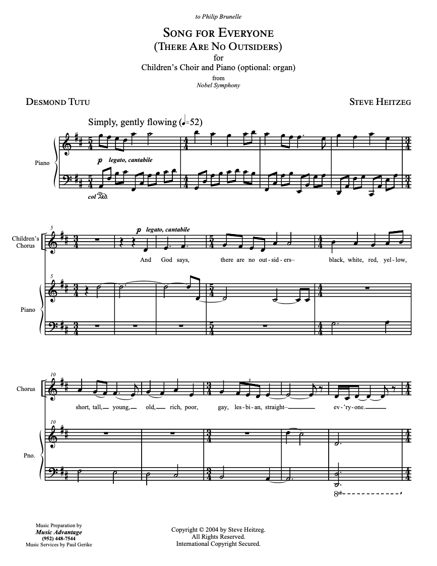 Song For Everyone – Steve Heitzeg