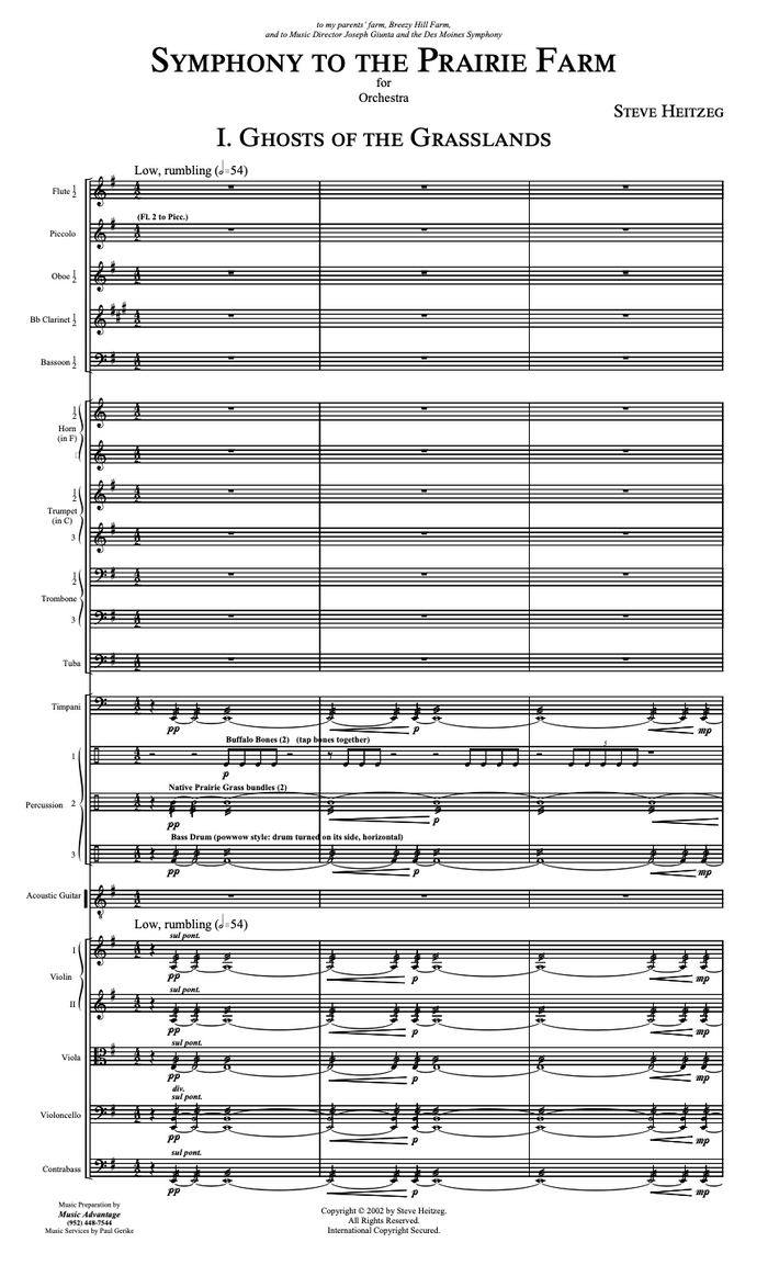 Symphony to the Prairie Farm – Steve Heitzeg